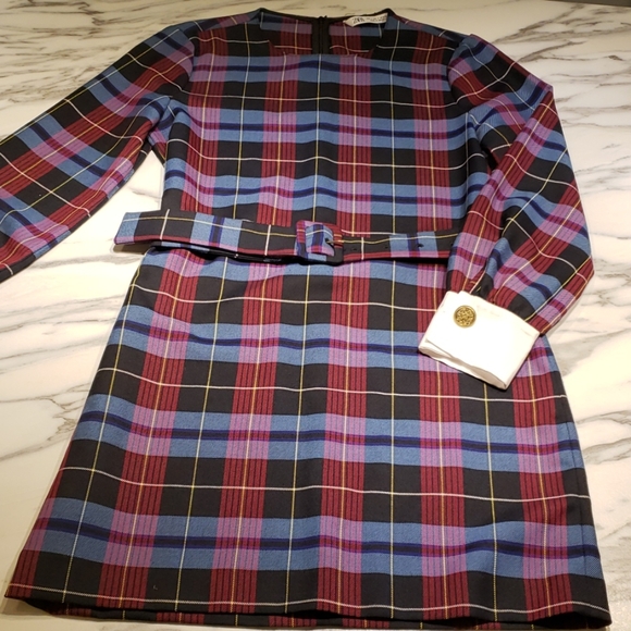 Zara Dresses & Skirts - Zara chic checkered dress